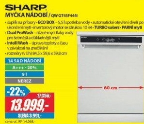 QW GT45F444I MYČKA 60CMSHARP