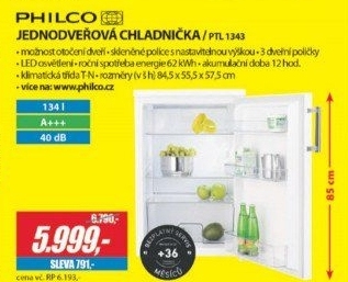 PTL 1343 chladničkaPHILCO