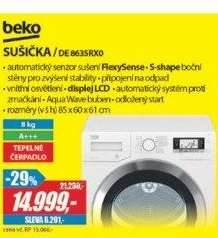 DE 8635RX0 SUŠIČKABEKO