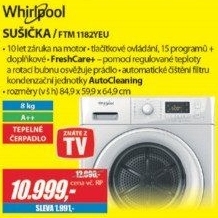FTM 1182YEU SUŠIČKA PRÁDLA WHIRLPOOL