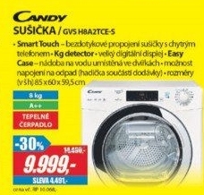 GVS H8A2TCE-S SUŠIČKA PRÁDLACANDY