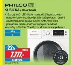 PD 8 Crown sušička prádla PHILCO