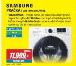 WW 70K5210UW/ZE PRAČKASAMSUNG