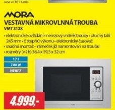 VMT 312X TROUBA MIKROVLNNÁ VEST.MORA