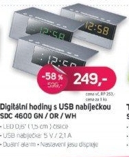 SDC 4600 GN HODINY S BUDÍKEM SENCOR