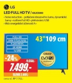 43LK5000LED FULL HD LCD TVLG