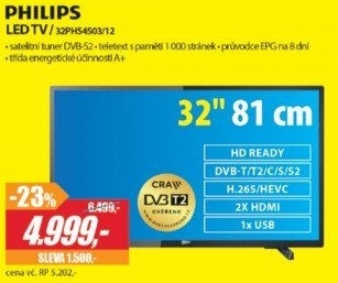 32PHS4503/12HD LED TVPHILIPS
