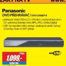 DVD S500EP-K DVD přehrávačPANASONIC