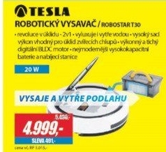 RoboStar T30 ROBOTICKÝ VYSAVAČ TESLA