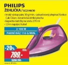 GC2148/30 ŽEHLIČKA NAPAŘOVACÍPHILIPS