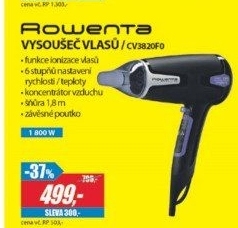 CV3820F0 VYSOUŠEČ VLASŮROWENTA