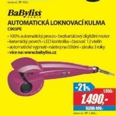 C903PE Loknovací kulma růžová BaByliss