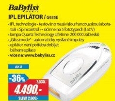 G935E IPL EpilátorBaByliss
