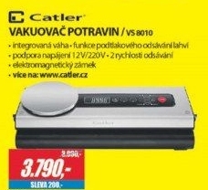 VS 8010 vakuovač potravin Catler