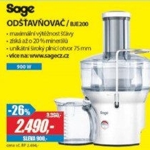 BJE200SIL OdšťavňovačSAGE