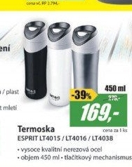 LT4015 TERMOSKA 0,45 NEREZ ESPRIT LAMART