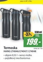 LT4046 TERMOSKA 550 ČERN/BÍL HANG LAMART