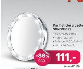 SMM 2030SS nástěnné zrcátkoSENCOR