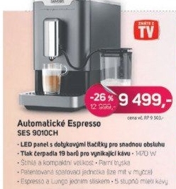 SES 9010CH Automatické EspressoSENCOR