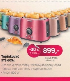 STS 6050GG TopinkovačSENCOR