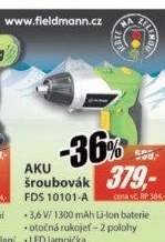 FDS 10101-A AKU šroubovák FIELDMANN