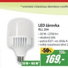 RLL 294 E27 žárovka 30W CWRETLUX