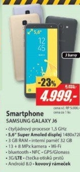 SM J600 Galaxy J6 BlackSAMSUNG