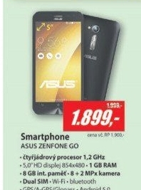 ZenFone GO ZB500KG-3H008WW SilverASUS