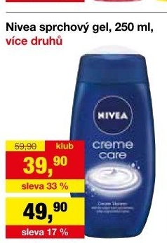 Sprchový gel Nivea