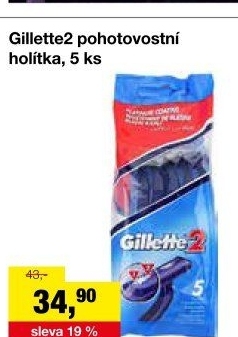 Jednorázová holítka pánská Gillette 2