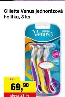 Jednorázová holítka dámská Gillette Venus 3
