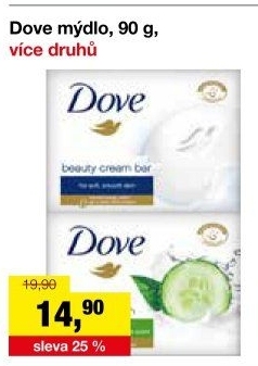 Tuhé mýdlo krémovéDove