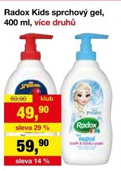 Sprchový gel dětský Radox