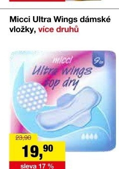 Vložky dámské Micci