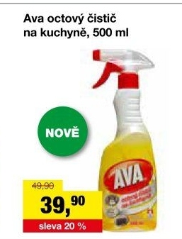 Octový čistič na kuchyně AVA