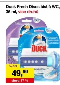 WC blok bodový Fresh Discs Duck