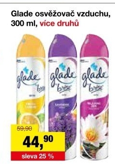 Osvěžovač vzduchu ve spreji Glade by Brise