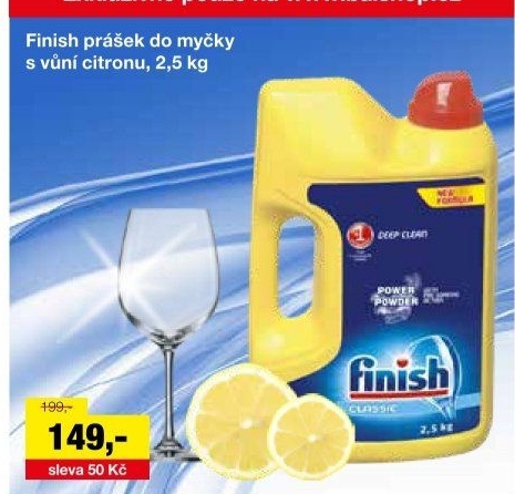 Prášek do myčky Finish