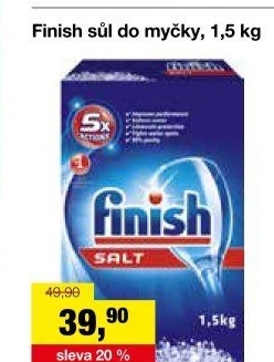 Sůl do myčky Finish