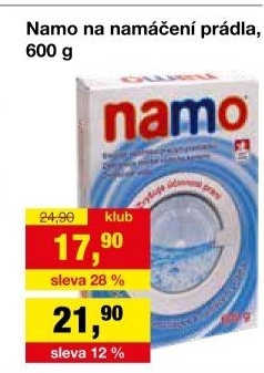 Prací prášek Namo