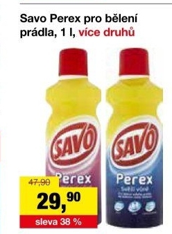 Prací prostředek Perex Savo