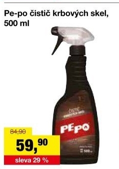 Čistič krbových skel Pe-Po