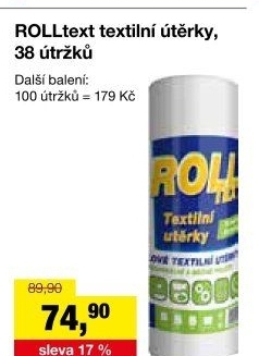 ROLLTEX UTĚRKY