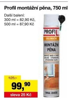 PROFIL MONT. PĚNA