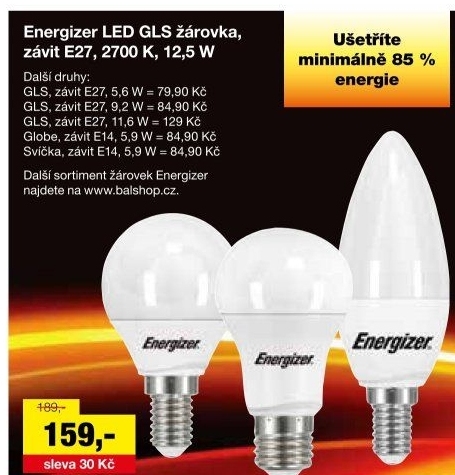 ŽÁROVKY ENERGIZER