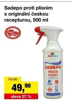 Čistič proti plísním Sadepo Balhome