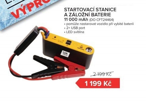 Startovací stanice a záložní baterie CarFace