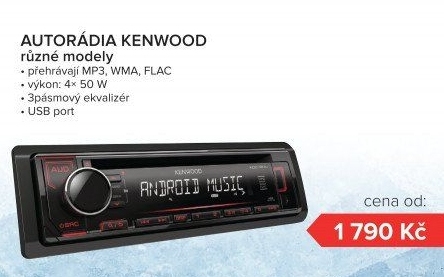 AUTORÁDIA KENWOOD