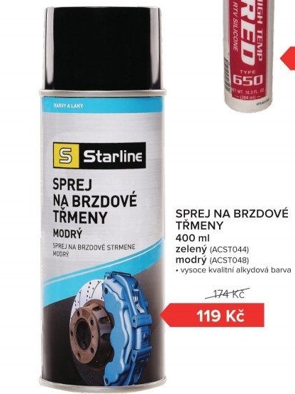 Sprej na brzdové třmeny Starline