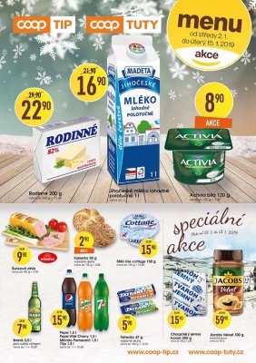 akční leták COOP 2.1.2019-15.1.2019